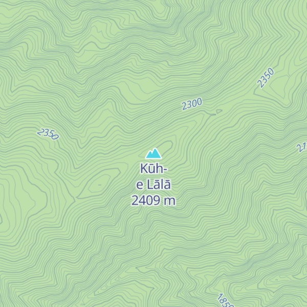 Map of Kūh-e Lālā