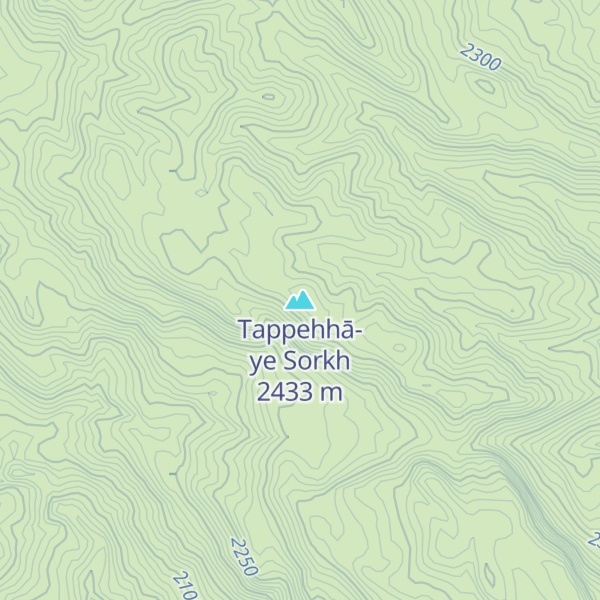 Map of Tappehhā-ye Sorkh