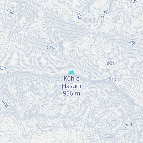 Map of Kūh-e Ḩasūnī