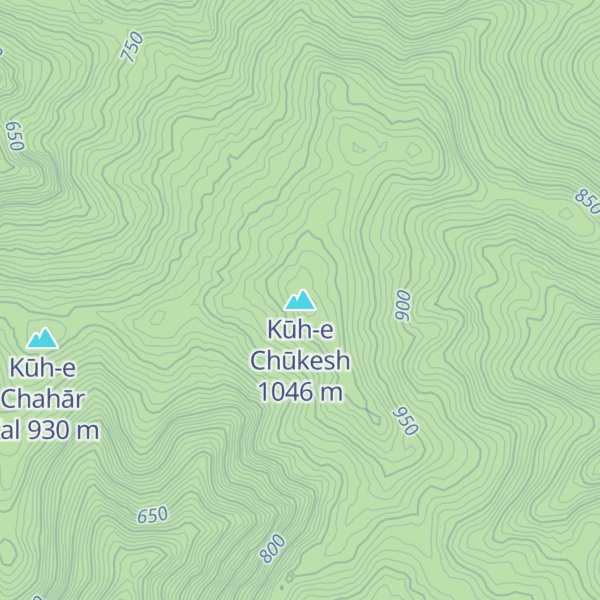 Map of Kūh-e Chūkesh