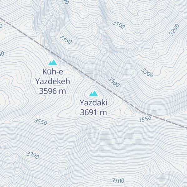 Map of Yazdaki