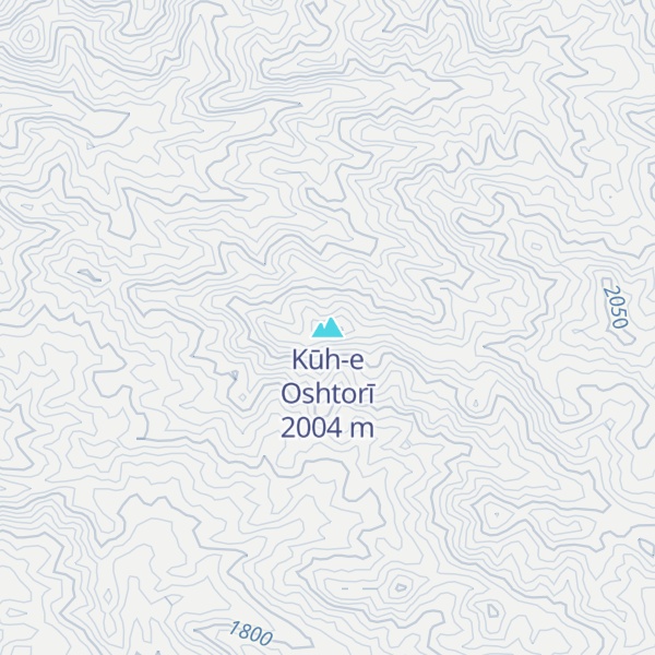 Map of Kūh-e Oshtorī