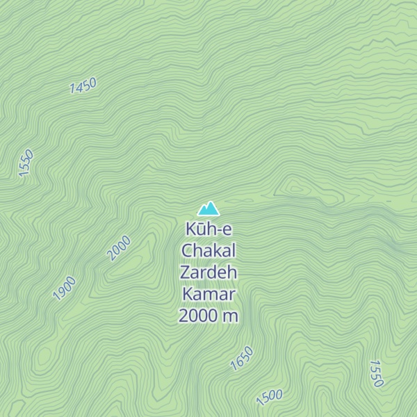 Map of Kūh-e Chakal Zardeh Kamar