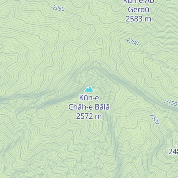 Map of Kūh-e Chāh-e Bālā