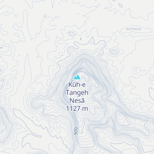 Map of Kūh-e Tangeh Nesā