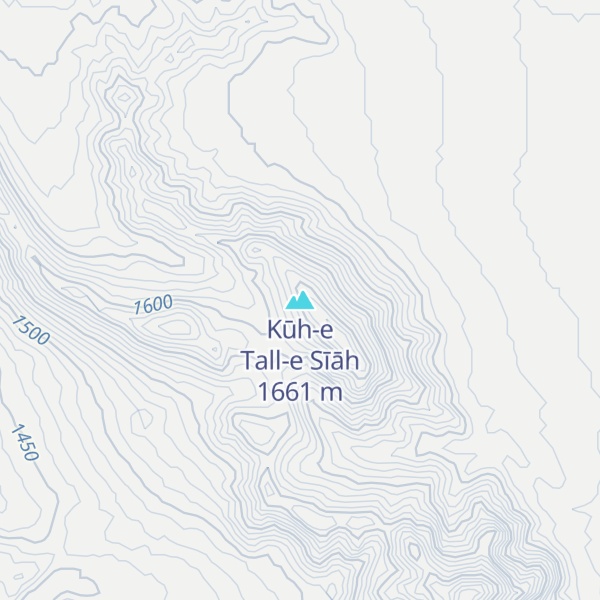 Map of Kūh-e Tall-e Sīāh
