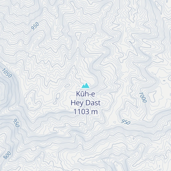 Map of Kūh-e Hey Dast