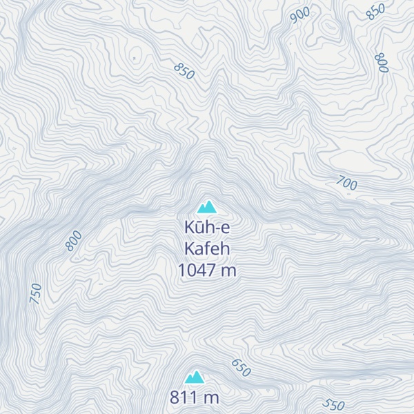 Map of Kūh-e Kafeh