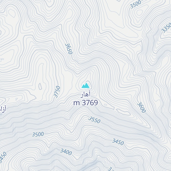 Map of آهار