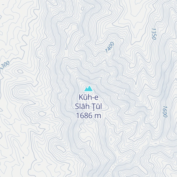 Map of Kūh-e Sīāh Ţūl