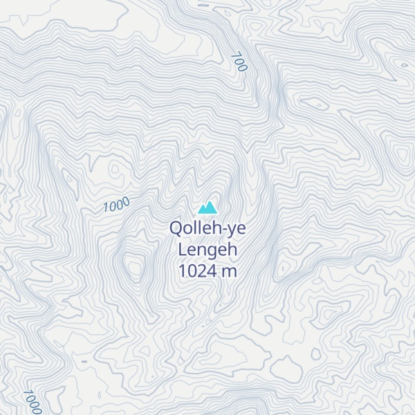 Map of Qolleh-ye Lengeh