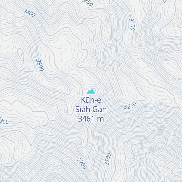 Map of Kūh-e Sīāh Gah