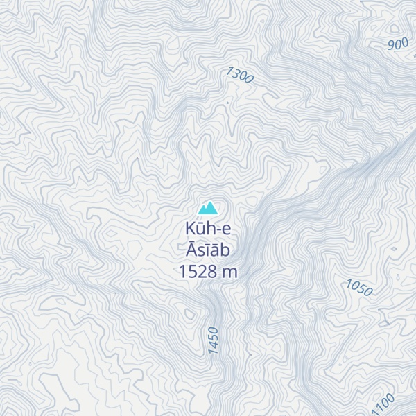 Map of Kūh-e Āsīāb