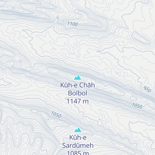 Map of Kūh-e Chāh Bolbol