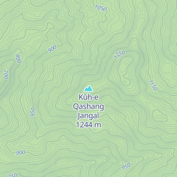 Map of Kūh-e Qashang Jangal