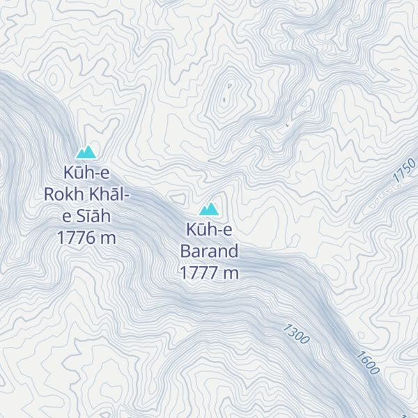 Map of Kūh-e Barand