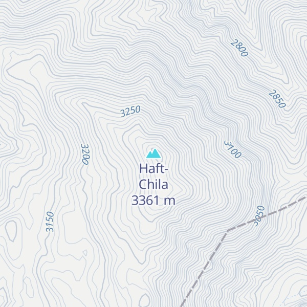 Map of Haft-Chila
