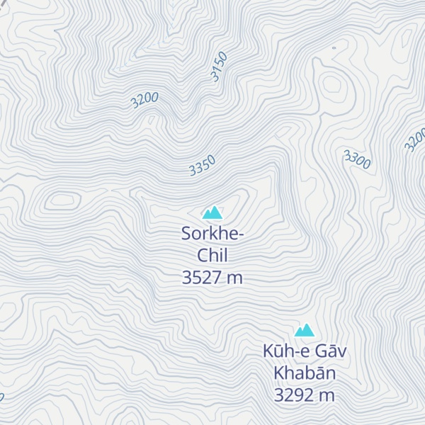 Map of Sorkhe-Chil