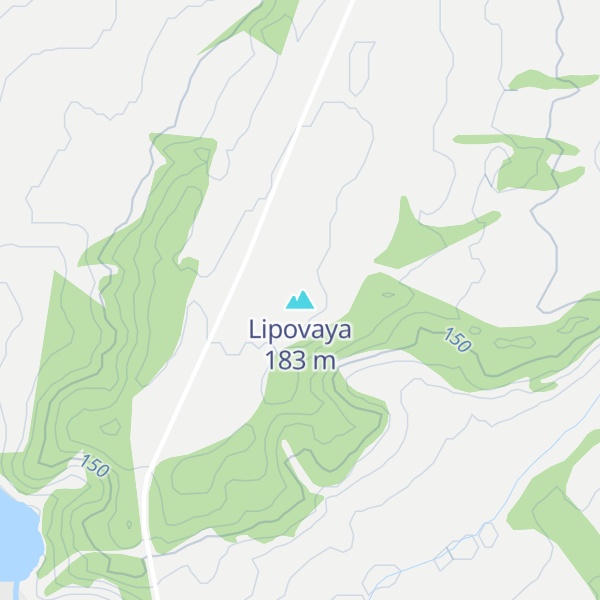 Map of Lipovaya