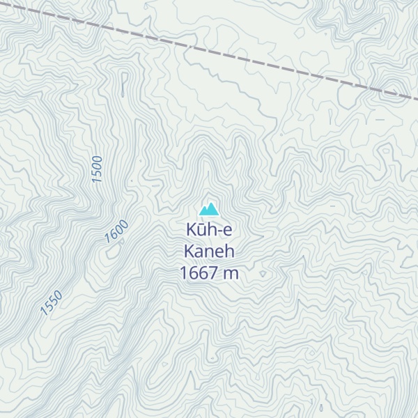 Map of Kūh-e Kaneh
