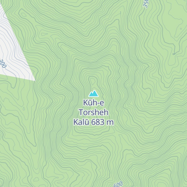 Map of Kūh-e Torsheh Kalū