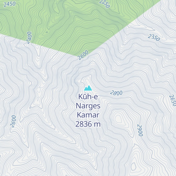 Map of Kūh-e Narges Kamar