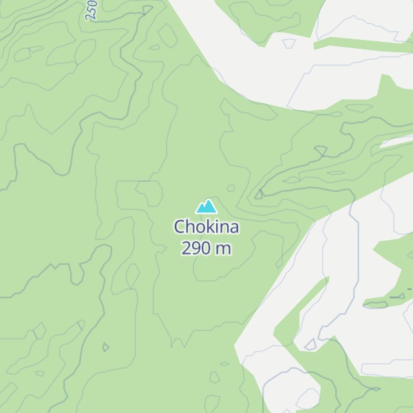 Map of Chokina