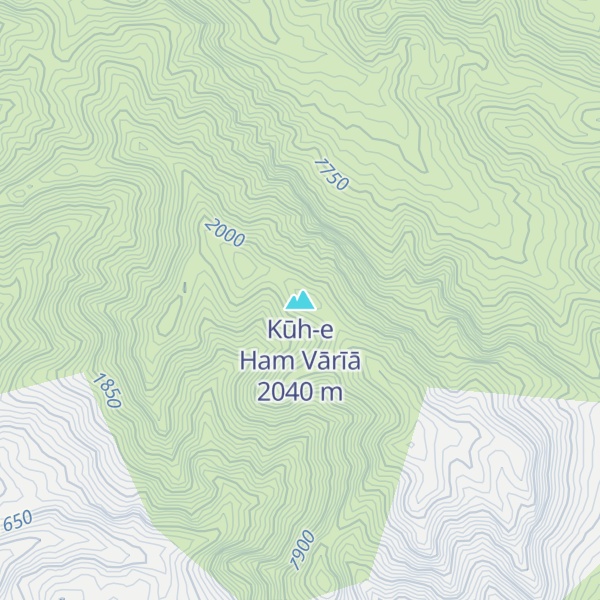 Map of Kūh-e Ham Vārīā