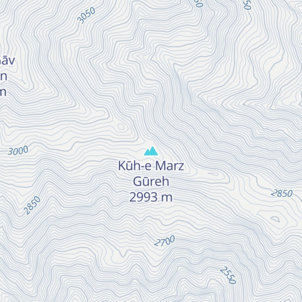 Map of Kūh-e Marz Gūreh