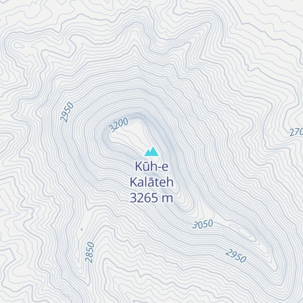 Map of Kūh-e Kalāteh