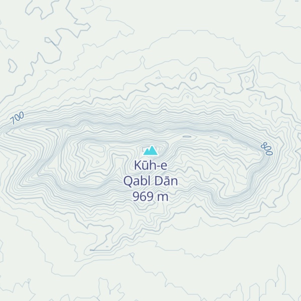 Map of Kūh-e Qabl Dān
