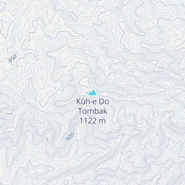 Map of Kūh-e Do Tombak