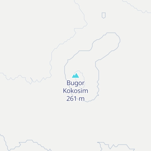 Map of Bugor Kokosim
