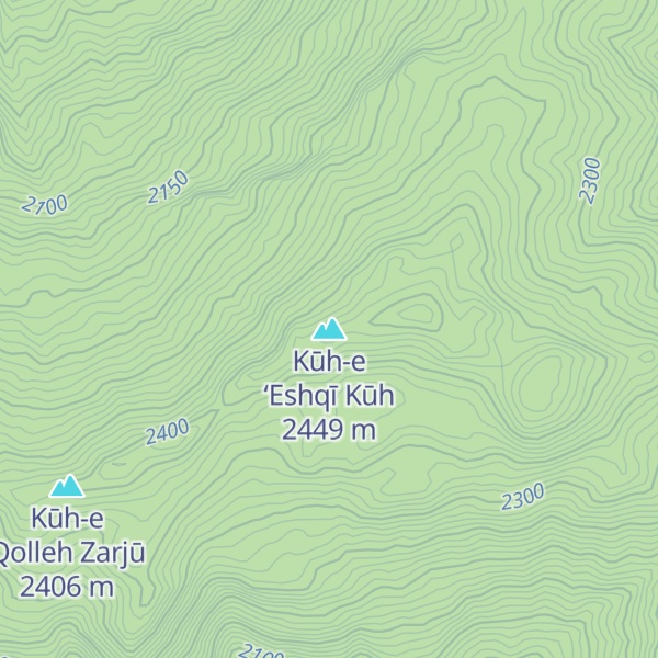Map of Kūh-e ‘Eshqī Kūh