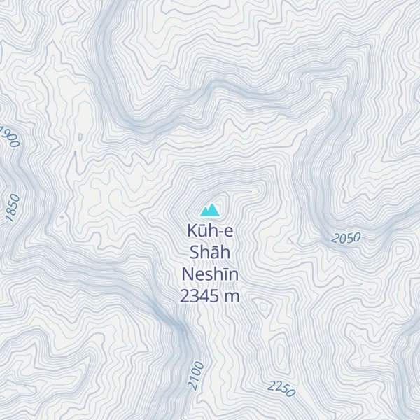 Map of Kūh-e Shāh Neshīn
