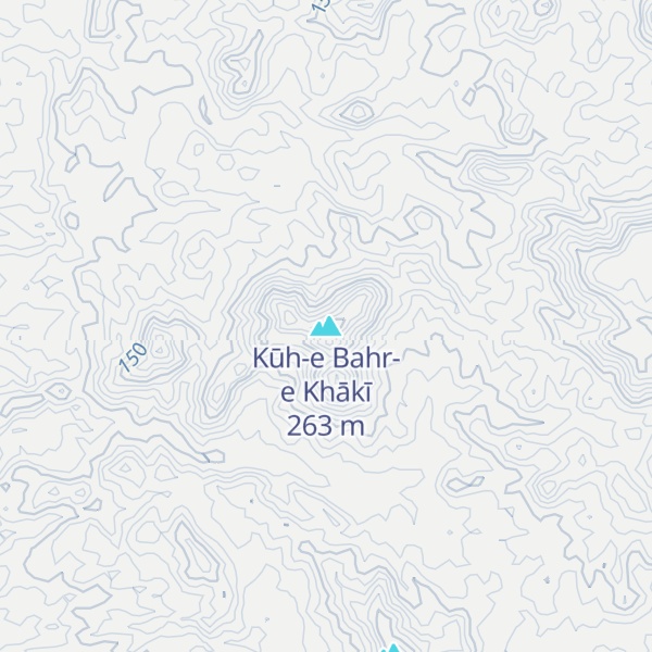 Map of Kūh-e Bahr-e Khākī