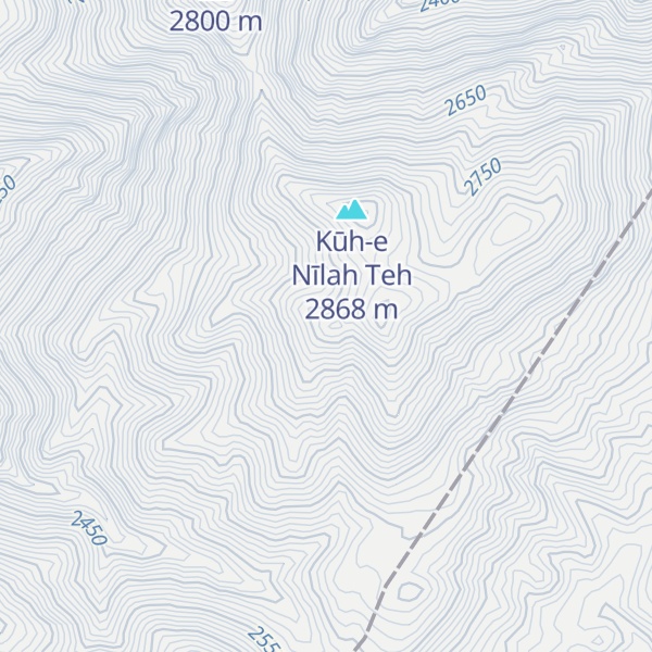 Map of Kūh-e Tīlehtah