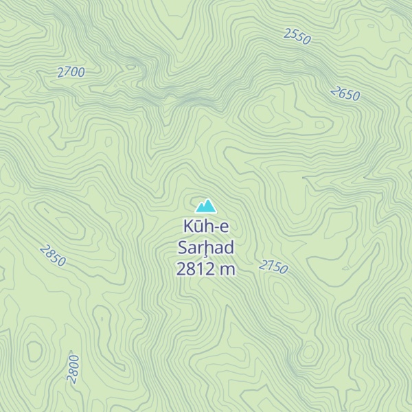 Map of Kūh-e Sarḩad