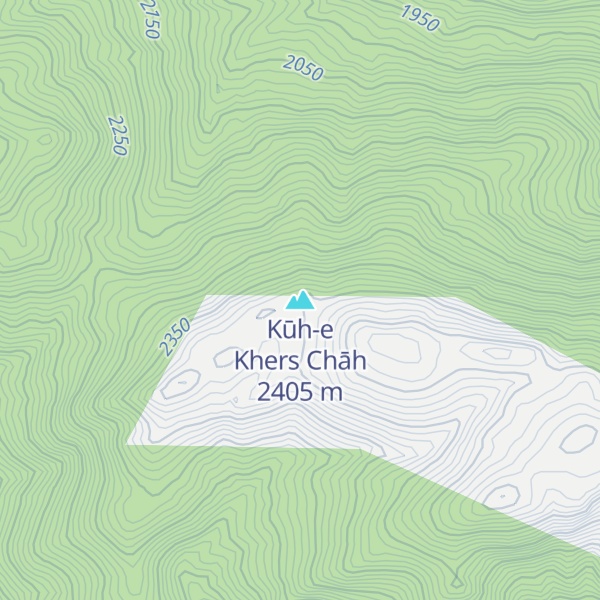 Map of Kūh-e Khers Chāh