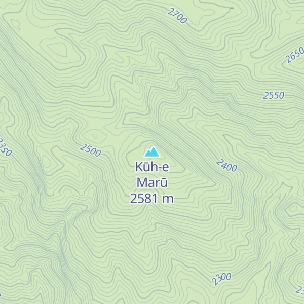 Map of Kūh-e Marū