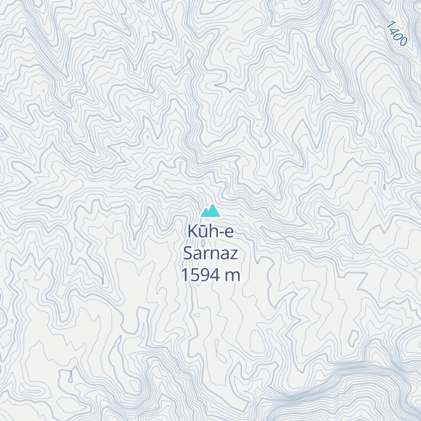 Map of Kūh-e Sarnaz