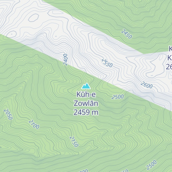 Map of Kūh-e Zowlān