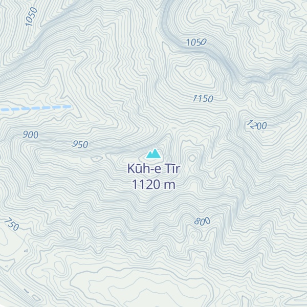 Map of Kūh-e Tīr
