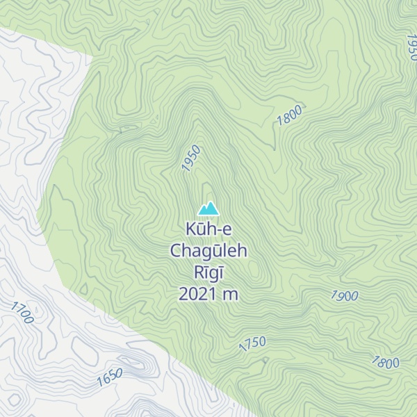 Map of Kūh-e Chagūleh Rīgī