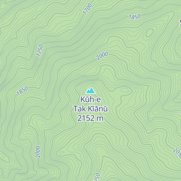 Map of Kūh-e Tak Kīānū
