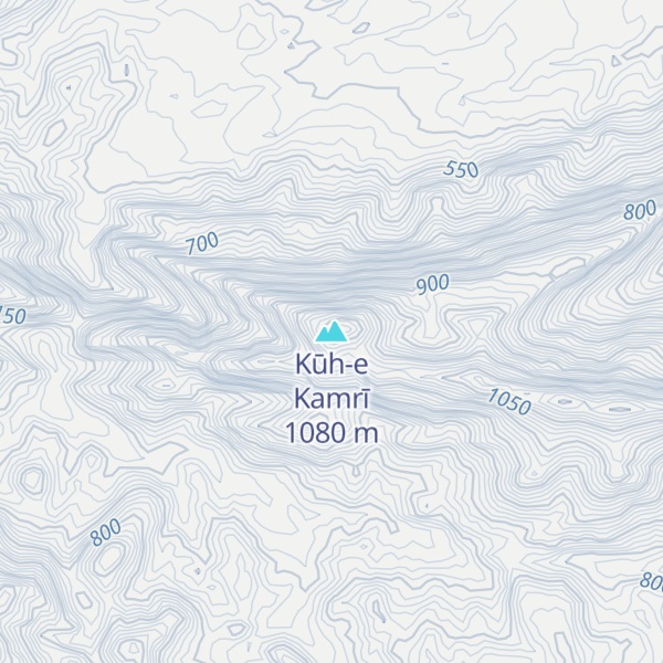 Map of Kūh-e Kamrī
