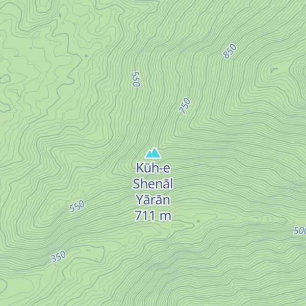 Map of Kūh-e Shenāl Yārān