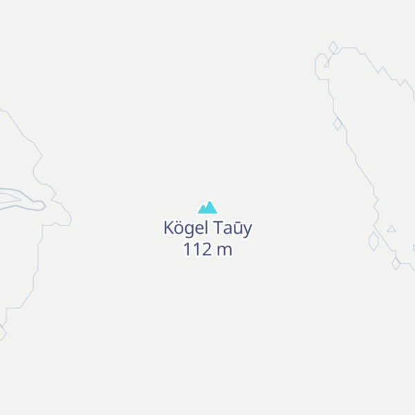 Map of Kögel Taūy