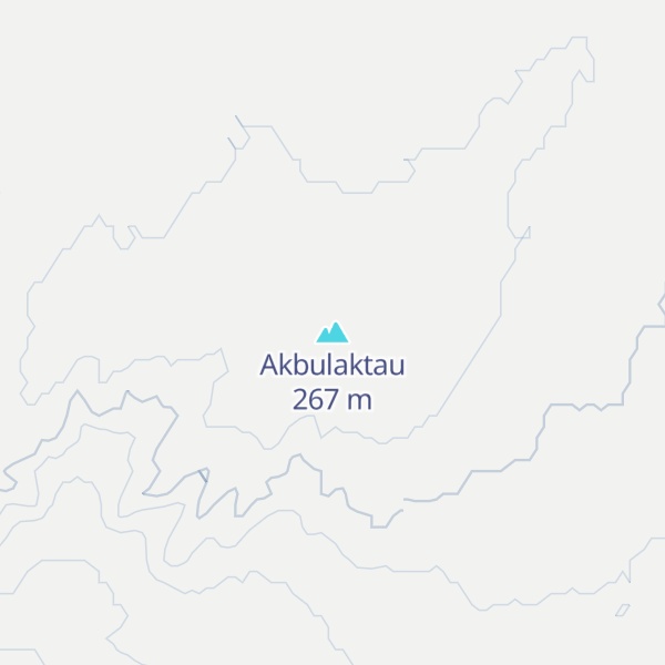 Map of Akbulaktau