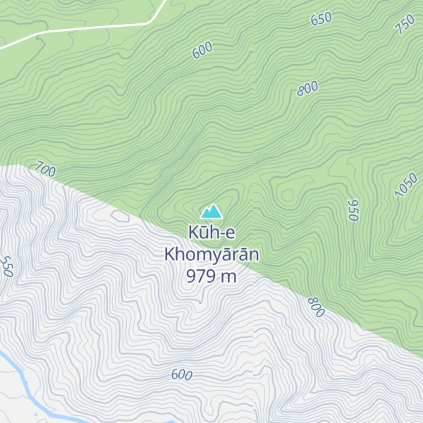 Map of Kūh-e Khomyārān